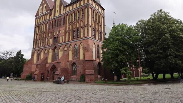 View of Kaliningrad Cathedral in Russia.