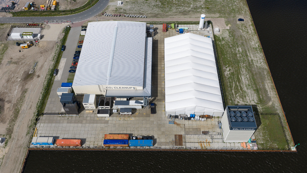 Alkmaar Netherlands 09 June 2026 Aerial View of Direct Air Capture Technology Alkmaar Netherlands 09 June 2026 Aerial View of Direct Air Capture Technology