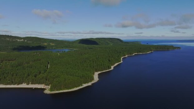 Aerial view of Koli National Park and Lake Pielinen Finland. Aerial view of Koli National Park and Lake Pielinen Finland.