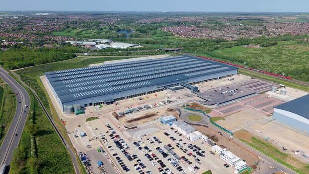 Aerial view of Symmetry Park Kettering United Kingdom. Aerial view of Symmetry Park Kettering United Kingdom.