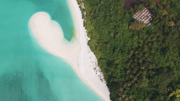 Aerial view of Vaikaramuraidhoo sandbank in Maldives. Aerial view of Vaikaramuraidhoo sandbank in Maldives.