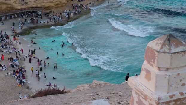 View of Ageeba Beach Egypt. View of Ageeba Beach Egypt.