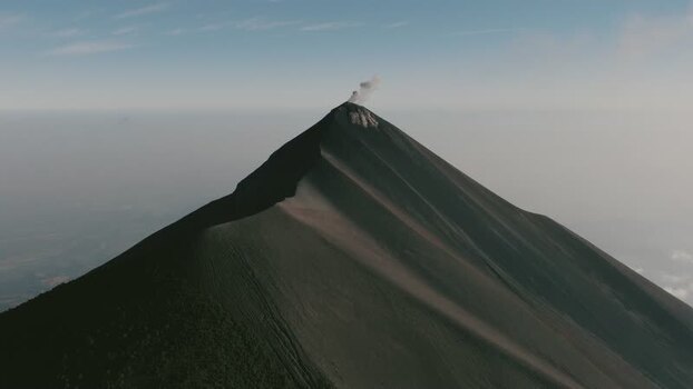 Aerial view of Acatenango volcano in Alotenango Guatemala. Aerial view of Acatenango volcano in Alotenango Guatemala.
