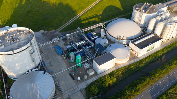 Waalwijk Netherlands 09 May 2026 Aerial view of WABICO Bio Energy Plant Waalwijk Waalwijk Netherlands 09 May 2026 Aerial view of WABICO Bio Energy Plant Waalwijk