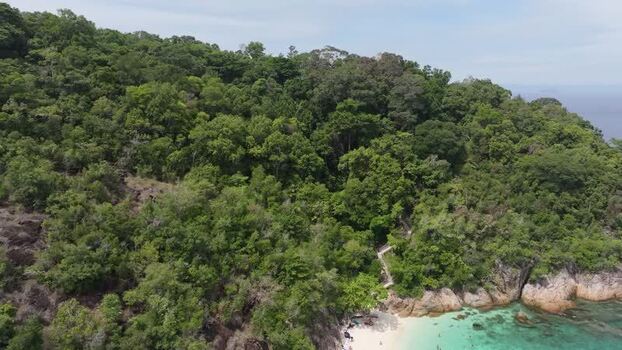 Aerial view of Perhentian Islands in Malaysia. Aerial view of Perhentian Islands in Malaysia.