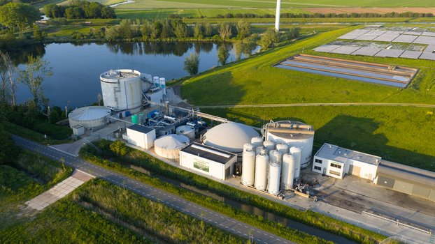 Waalwijk Netherlands 09 May 2026 Aerial view of WABICO Bio Energy Plant Waalwijk Waalwijk Netherlands 09 May 2026 Aerial view of WABICO Bio Energy Plant Waalwijk