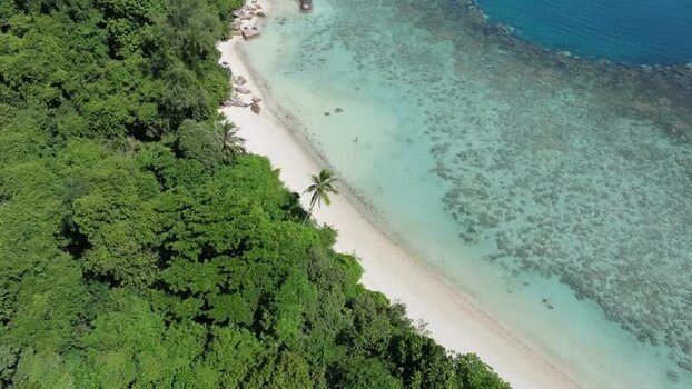 Aerial view of Perhentian Islands beach Malaysia. Aerial view of Perhentian Islands beach Malaysia.