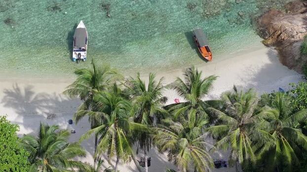 Aerial view of Perhentian Islands in Malaysia. Aerial view of Perhentian Islands in Malaysia.