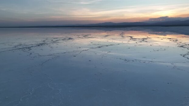 Aerial view of the vast salt flats of the Danakil Desert Ethiopia. Aerial view of the vast salt flats of the Danakil Desert Ethiopia.