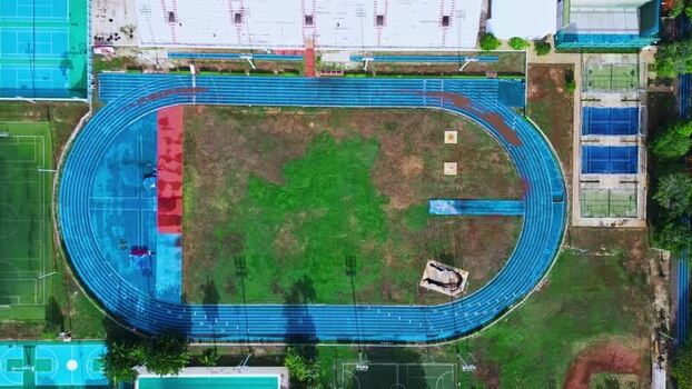 Aerial view of Estadio Salvador Alvarado in Merida Mexico. Aerial view of Estadio Salvador Alvarado in Merida Mexico.