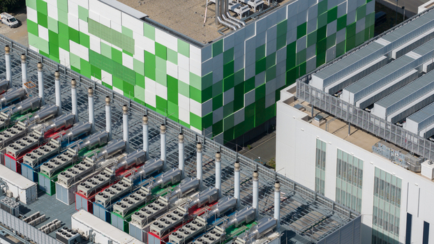 Aerial view of Large Hyperscale Data Center Campus Aerial view of Large Hyperscale Data Center Campus