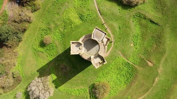 Aerial view of Orford Castle United Kingdom. Aerial view of Orford Castle United Kingdom.