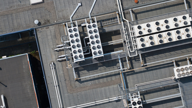 Commercial Data Center Cooling Complex Commercial Data Center Cooling Complex
