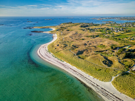 FRANCE. BRITTANY. FINISTERE 29 AERIAL VIEW