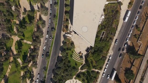 Aerial view of National Library of Israel Israel. Aerial view of National Library of Israel Israel.