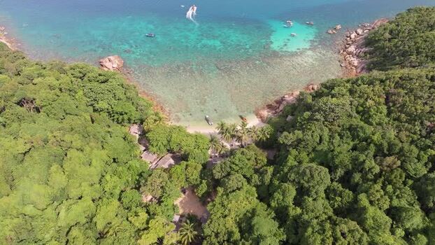 Aerial view of Perhentian Islands beach in Terengganu Malaysia. Aerial view of Perhentian Islands beach in Terengganu Malaysia.
