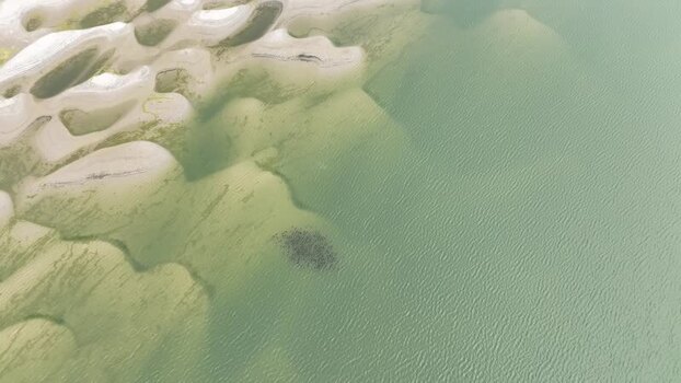 Aerial view of Padma River sandbanks Bangladesh. Aerial view of Padma River sandbanks Bangladesh.
