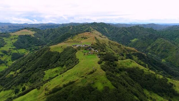 Aerial view of Blue Duck Station New Zealand. Aerial view of Blue Duck Station New Zealand.