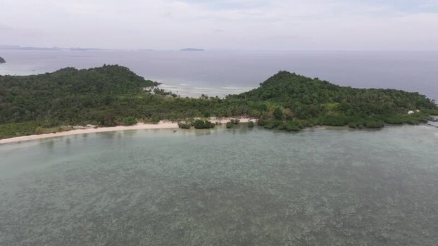 Aerial view of Batam Island coastline in Indonesia. Aerial view of Batam Island coastline in Indonesia.
