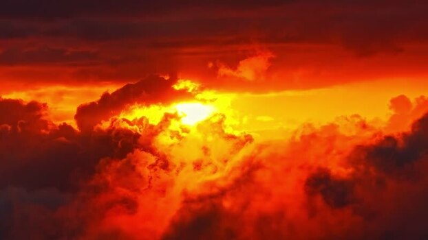 Aerial view of vibrant sunset over clouds Latvia. Aerial view of vibrant sunset over clouds Latvia.