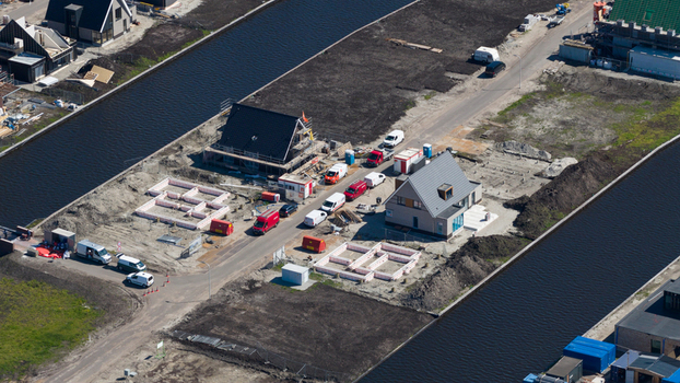 Aerial View of Battery Park at Power Plant in Lelystad Aerial View of Battery Park at Power Plant in Lelystad