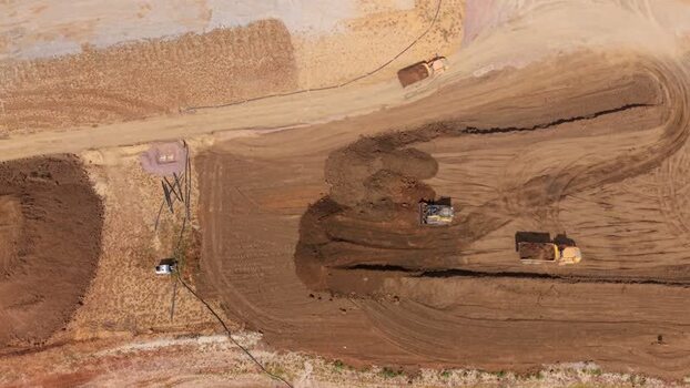 Aerial view of Black Cat Roundabout construction in United Kingdom.