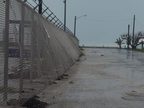 View of storm damage on Tinian Island Northern Mariana Islands. View of storm damage on Tinian Island Northern Mariana Islands.
