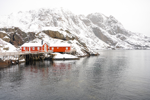 Aerial view of Lofoten archipelago during winter time in beautiful Norway Nordic country aurora borealis Aerial view of Lofoten archipelago during winter time in beautiful Norway Nordic country aurora borealis