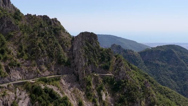 Aerial view of the Carrara marble mountains Italy. Aerial view of the Carrara marble mountains Italy.