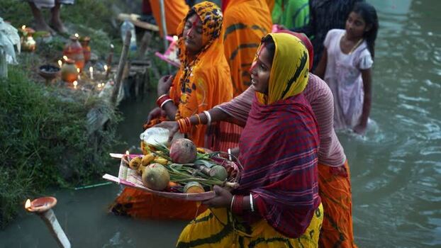 View of Hindu women performing a ritual in Bogura Bangladesh. View of Hindu women performing a ritual in Bogura Bangladesh.