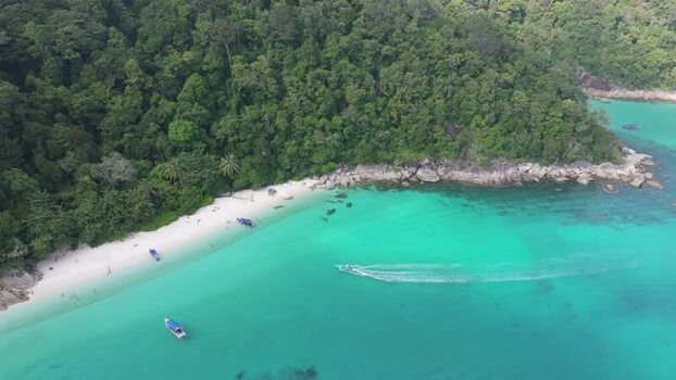 Aerial view of Perhentian Islands Malaysia. Aerial view of Perhentian Islands Malaysia.