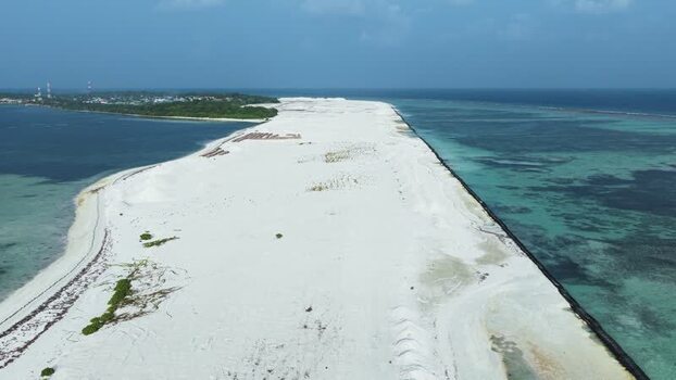 Aerial view of a white sandbar and turquoise waters Maldives. Aerial view of a white sandbar and turquoise waters Maldives.