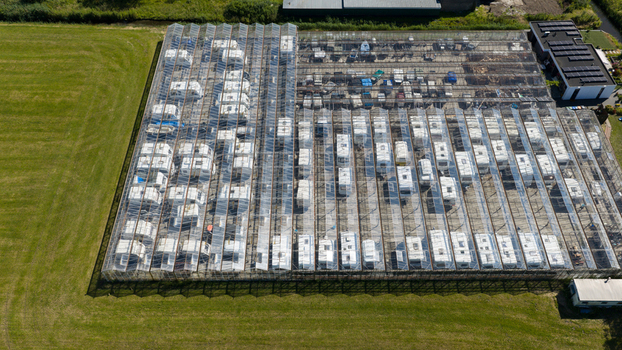 Aerial view of Caravan Storage Facility Aerial view of Caravan Storage Facility