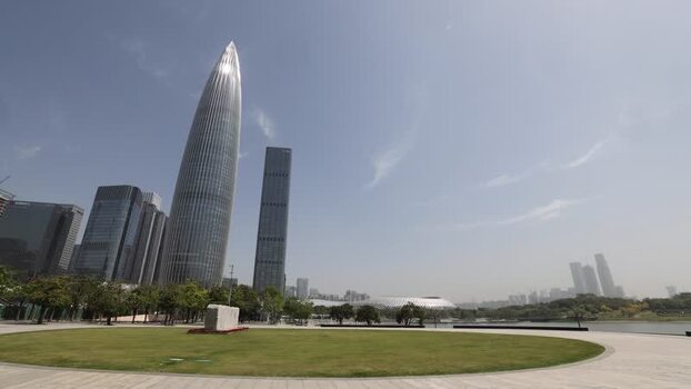 View of the China Resources Tower in Shenzhen China. View of the China Resources Tower in Shenzhen China.