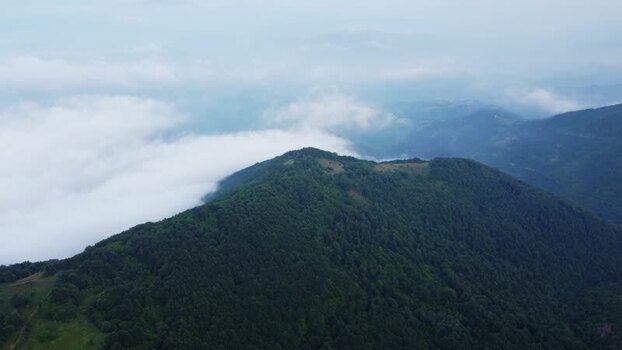 Aerial view of Midzor mountain peak in Serbia. Aerial view of Midzor mountain peak in Serbia.
