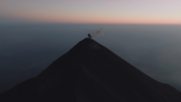 Aerial view of Acatenango volcano in Guatemala. Aerial view of Acatenango volcano in Guatemala.