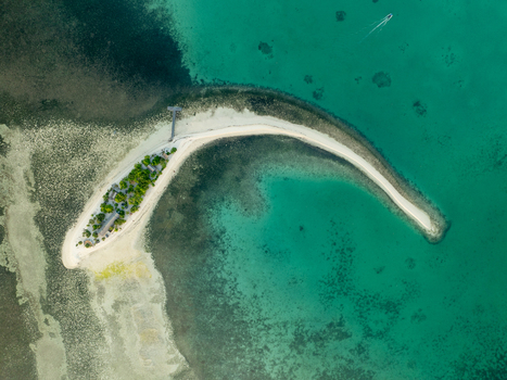 Aerial view of Pungtud Sandbank with its white sand lush green vegetation and surrounding turquoise waters in Panglao Philippines. Aerial view of Pungtud Sandbank with its white sand lush green vegetation and surrounding turquoise waters in Panglao Philippines.