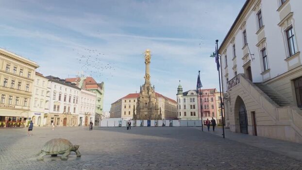 View of Holy Trinity Column in Olomouc Czechia. View of Holy Trinity Column in Olomouc Czechia.