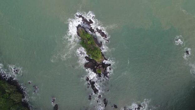 Aerial view of Pantai Karang Agung Kebumen Indonesia. Aerial view of Pantai Karang Agung Kebumen Indonesia.