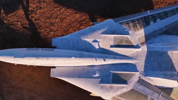 Aerial view of fighter jet United States. Aerial view of fighter jet United States.