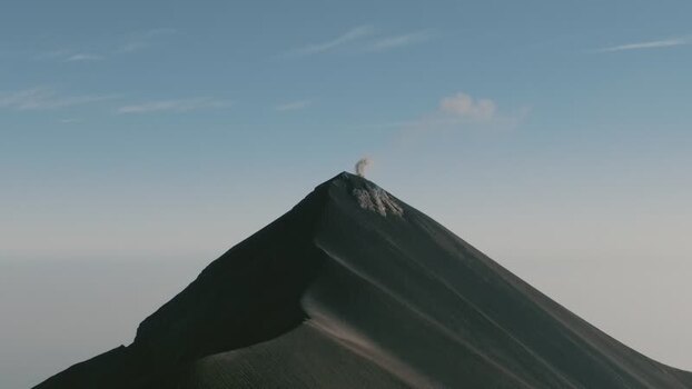 Aerial view of Acatenango volcano in Guatemala. Aerial view of Acatenango volcano in Guatemala.
