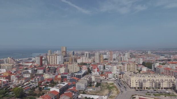 Aerial view of Igreja de Nossa Senhora do Desterro Portugal.