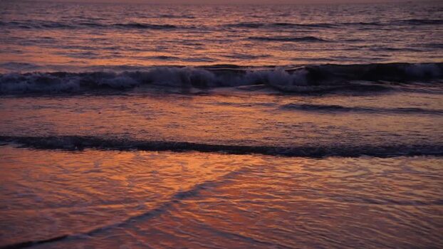 View of rolling waves at sunset in Cox s Bazar Bangladesh. View of rolling waves at sunset in Cox s Bazar Bangladesh.
