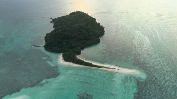 Aerial view of Saint Anne Marine National Park Seychelles. Aerial view of Saint Anne Marine National Park Seychelles.