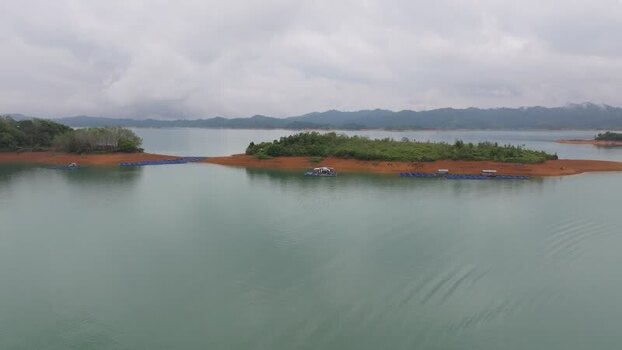 Aerial view of Batang Ai reservoir in Lubok Antu Malaysia. Aerial view of Batang Ai reservoir in Lubok Antu Malaysia.