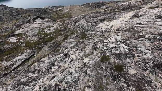 FPV aerial view of Uummannaq Greenland. FPV aerial view of Uummannaq Greenland.