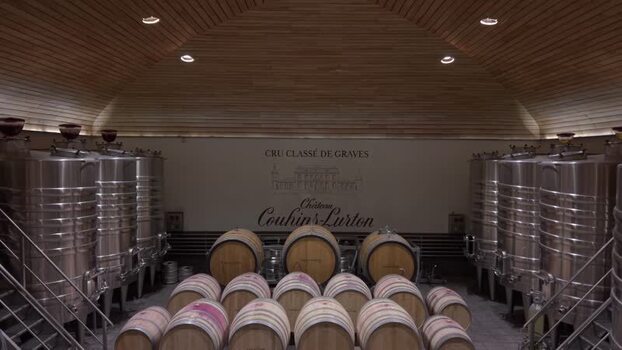 View of Villenave d Ornon winery cellar France.