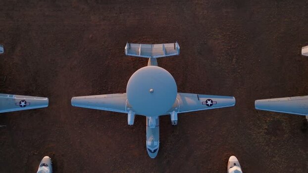 Aerial view of aircrafts United States. Aerial view of aircrafts United States.