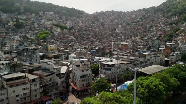 Aerial view of Rocinha favela in Rio de Janeiro Brazil. Aerial view of Rocinha favela in Rio de Janeiro Brazil.