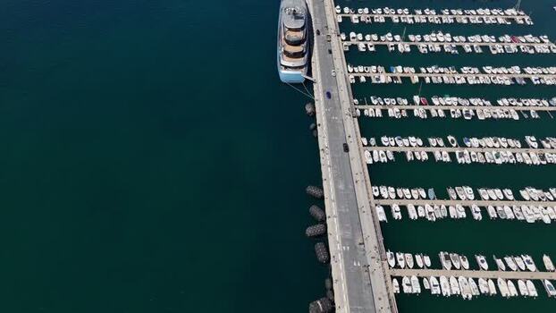 Aerial view of Mid Harbour Small Boats Marina Gibraltar. Aerial view of Mid Harbour Small Boats Marina Gibraltar.